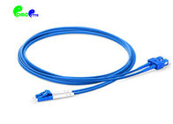 Armored Fiber Optic Patch Cable 1m SC UPC To LC UPC Duplex OS2 Single Mode Patch Cord Jumper