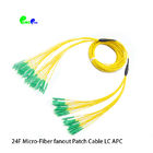 G652D G657A1 Mini Breakout Fiber Optic Patch Cables With Simplex Duplex