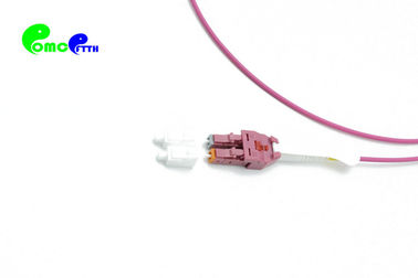 OM4 Polarity Switchable Optical Fiber Patch Cord Uniboot LC-LC Duplex With Push Tab unitube 2.0mm Duplex