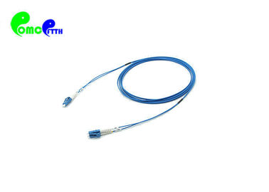 Singlemode 1.6mm OD LC UPC- LC UPC Duplex Fiber Optic Patch Cord G657A1 LSZH Blue Color IEC grade B